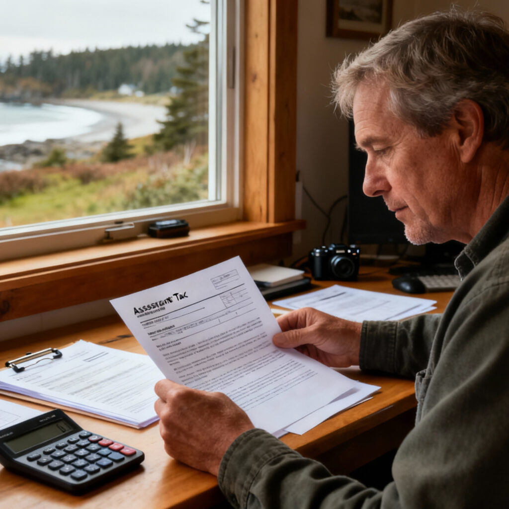 rural property taxes Vancouver Island