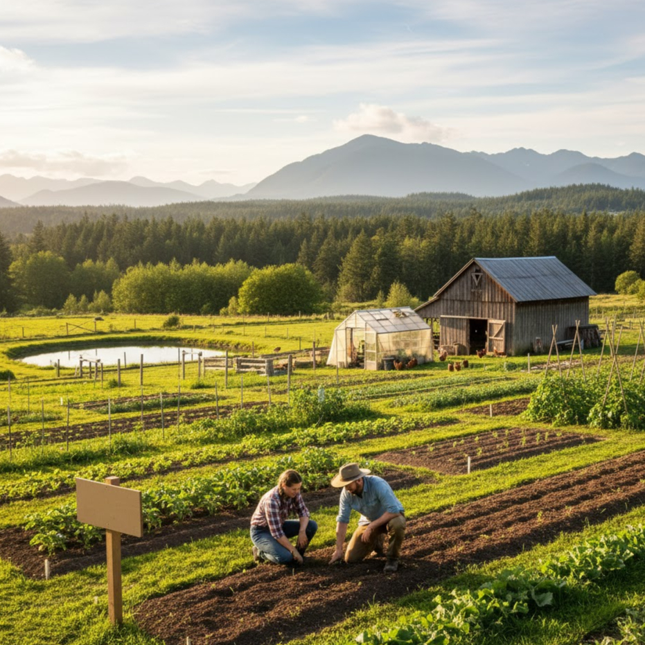 small farm startup Vancouver Island