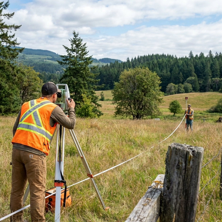 property boundary survey Vancouver Island