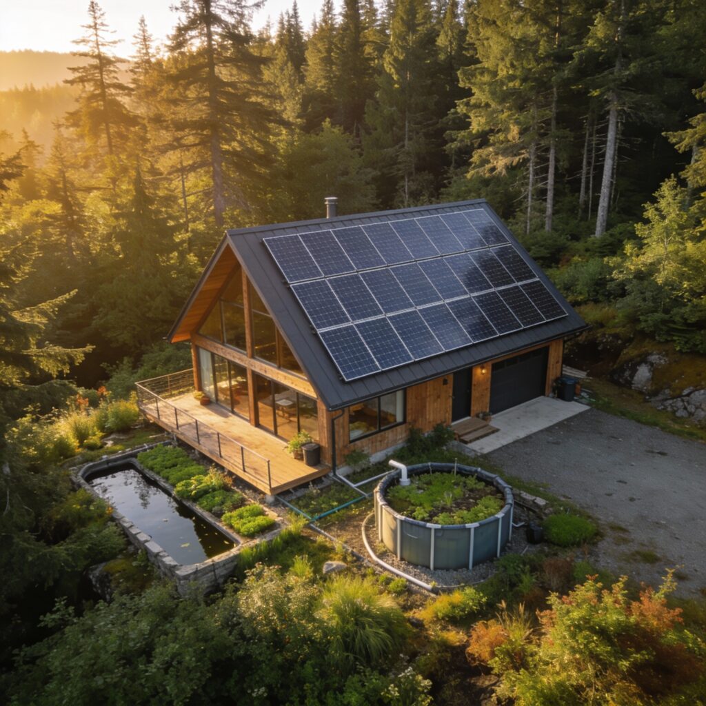 off-grid living Vancouver Island